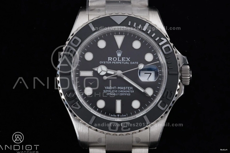 Clean Titanium On Black Edition Titanium Bracelet 226627 Dial SH3235 Yacht-Master 1:1 Best 0218